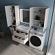 Style Line Тумба с раковиной Бергамо Мини 70 подвесная Люкс Plus антискрейтч карамель матовая – картинка-20